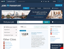 Tablet Screenshot of jobinfrankfurt.com